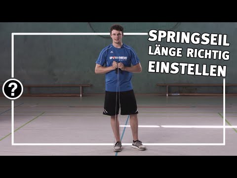 Springseil einstellen | Die richtige Länge | Fitness &amp; Kraftsport | Sport-Thieme